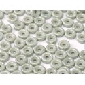 Wheel Beads 6 mm Opaque Grey Luster - 5 g
