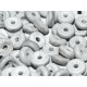 Wheel Beads 6 mm Chalk White Etched Labrador Full - 5 g