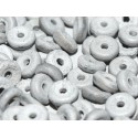 Wheel Beads 6 mm Chalk White Etched Labrador Full - 5 g