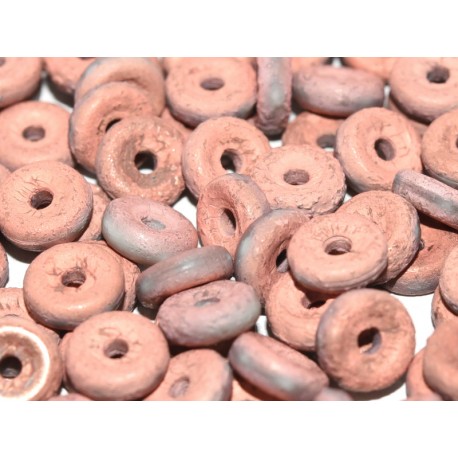 Wheel Beads 6 mm Zinc Iris - 5 g