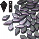 Kite Beads 9 x 5 mm Polychrome Black Raspberry - 5 g