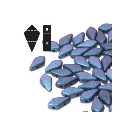 Kite Beads 9 x 5 mm Light Gold Mat - 5 g