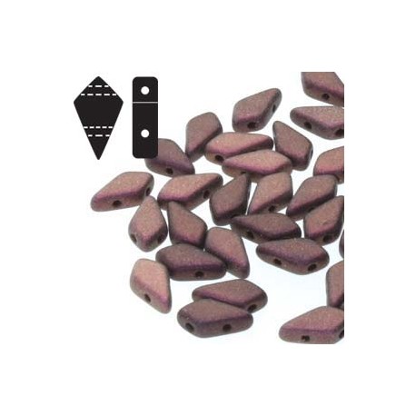 Kite Beads 9 x 5 mm Light Gold Mat - 5 g