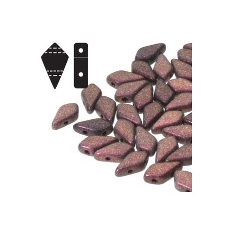 Kite Beads 9 x 5 mm Light Gold Mat - 5 g