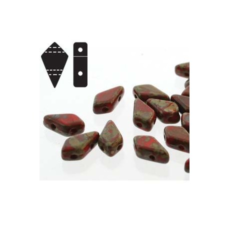 Kite Beads 9 x 5 mm Light Gold Mat - 5 g