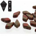 Kite Beads 9 x 5 mm Red Travertine - 5 g