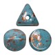 Ilos® par Puca® 5x5 mm Opaque Blue Turquoise Bronze - 10 g