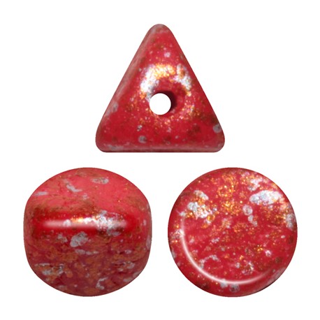 Ilos® par Puca® 5x5 mm Opaque Blue Turquoise Bronze - 10 g