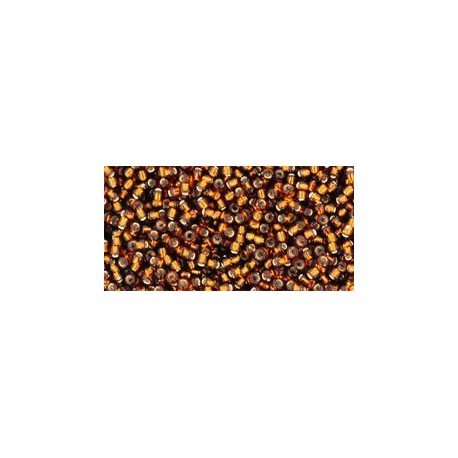 Rocailles Toho 15/0 Silver-Lined Smoky Topaz