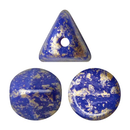 Ilos® par Puca® 5x5 mm Opaque Blue Turquoise Bronze - 10 g