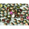 Cabochon Doppio Foro 6 mm Jet Vitrail Full - 10 pz
