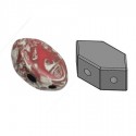 PAROS® par Puca® 7 X 4 mm Opaque Light Coral Ladybug - 10 g