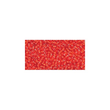 Rocailles Toho 15/0 Silver-Lined Light Siam Ruby