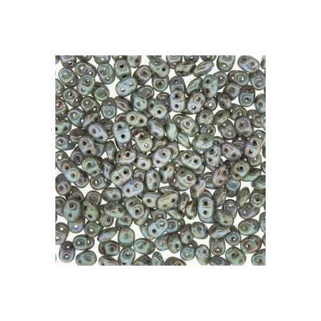 Superduo 2,5x5 mm Chalk Lazure Blue - 10 g