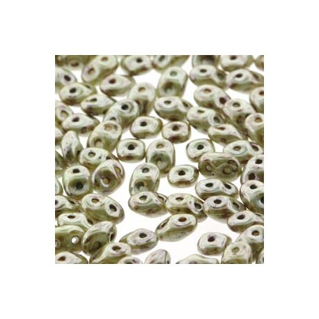 Superduo 2,5x5 mm Chalk Lazure Blue - 10 g