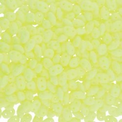 Superduo 2,5x5 mm Bondeli Mat Yellow - 10 g