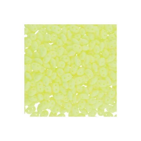 Superduo 2,5x5 mm Bondeli Mat Yellow - 10 g