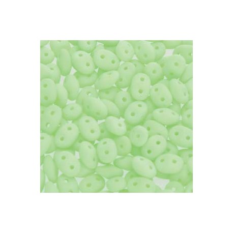 Superduo 2,5x5 mm Bondeli Mat Lime - 10 g