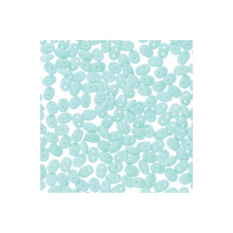 Superduo 2,5x5 mm Bondeli Mat Mint - 10 g