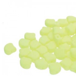 Ginkgo Leaf Bead 7,5 x 7,5 mm Matte Jet - 5 g
