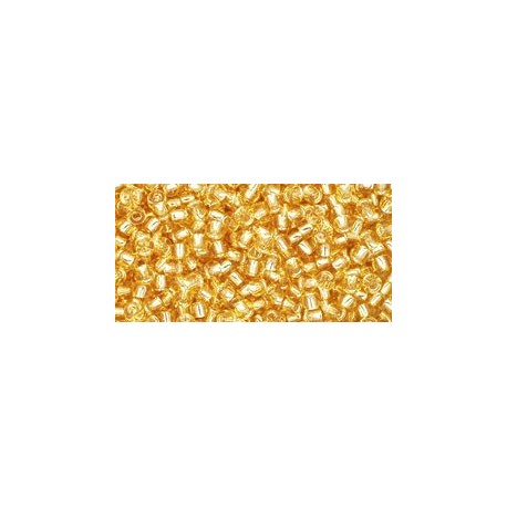 Rocailles Toho 11/0 Silver-Lined Light Topaz