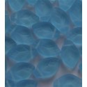Perline Leaves 12x7 mm Aquamarine Mat - 20 pz
