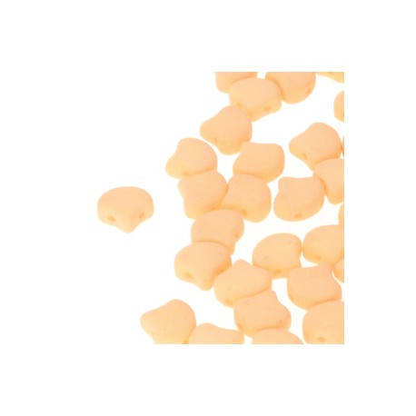 Ginkgo Leaf Bead 7,5 x 7,5 mm Matte Jet - 5 g