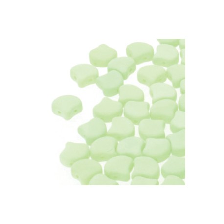 Ginkgo Leaf Bead 7,5 x 7,5 mm Matte Jet - 5 g