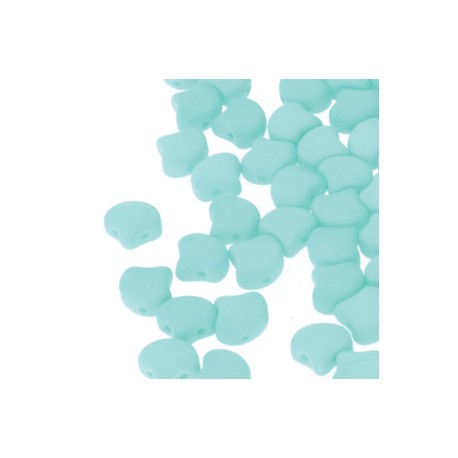 Ginkgo Leaf Bead 7,5 x 7,5 mm Matte Jet - 5 g