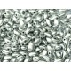 Tulip Petals 4x6 mm Aluminium Silver - 40 pz