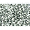 Tulip Petals 4x6 mm Aluminium Silver - 40 pz