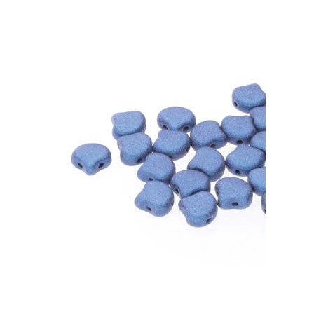 Ginkgo Leaf Bead 7,5 x 7,5 mm Opaque Baby Blue Luster- 5 g