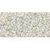 Rocailles Toho 15/0 Silver-Lined Milky White - 10 g