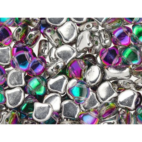 Ginkgo Leaf Bead 7,5 x 7,5 mm Matte Jet - 5 g