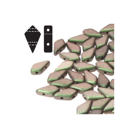 Kite Beads 9 x 5 mm Light Gold Mat - 5 g