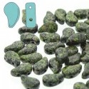 Paisley Duo 8x5 mm Jet Green Pink Confetti - 10 g
