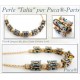 Telos® par Puca® 12x6 mm Crystal - 10 pz