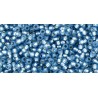 Rocailles Toho 15/0 Silver-Lined Milky Montana Blue - 10 g