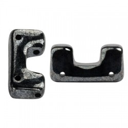 Telos® par Puca® 12x6 mm Jet Hemaite - 10 pz