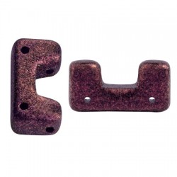 Telos® par Puca® 12x6 mm Metallic Mat Dark Blue - 10 pz