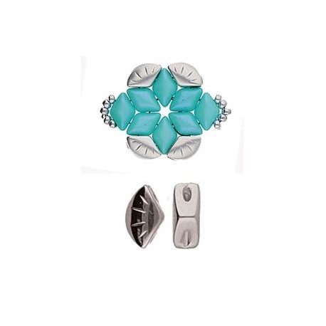 Cymbal Polonia Laterale per Gemduo Color Argento Anticato - 2 pz