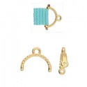 Cymbal Skaloti II Terminale per Delica Placcato oro 24K - 2 pz