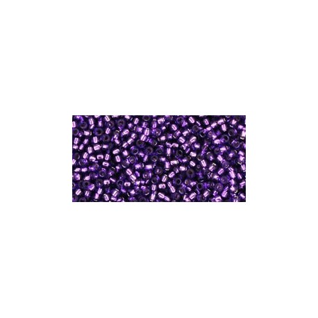 Rocailles Toho 15/0 Silver-Lined Purple