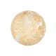 Cabochon par Puca® 18 mm Happy Festive Season Collection Limited Edition Crystal Mat Taupe Silver - 1 pz