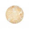 Cabochon par Puca® 18 mm Happy Festive Season Collection Limited Edition Crystal Mat Taupe Silver - 1 pz