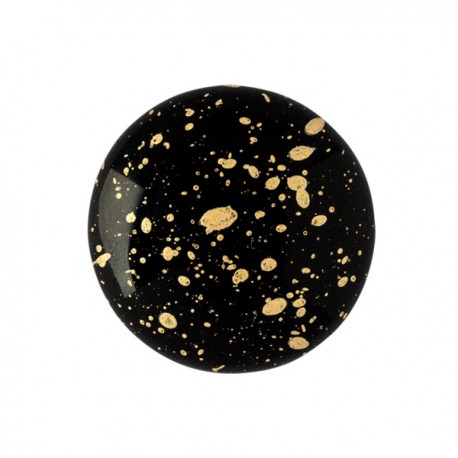 Cabochon par Puca® 18 mm Happy Festive Season Collection Limited Edition Crystal Mat Bronze - 1 pz