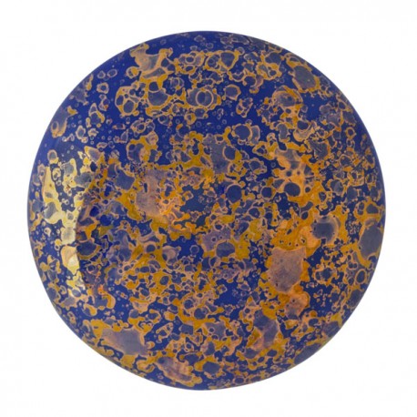 Cabochon par Puca® 25 mm Happy Festive Season Collection Limited Edition Opaque Coral Red Bronze - 1 pz