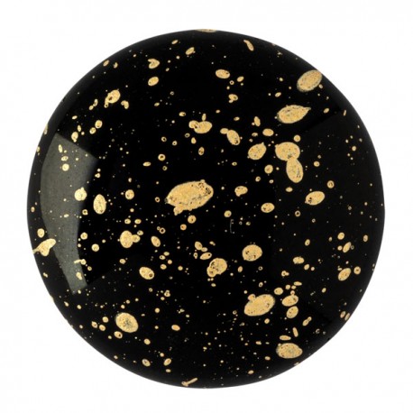 Cabochon par Puca® 25 mm Happy Festive Season Collection Limited Edition Opaque Coral Red Bronze - 1 pz