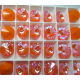 Rivoli Swarovski 1122 14 mm Crystal Orange Glow DeLite - 1 pz
