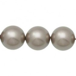 Swarovski Pearls 5810 6 mm Crystal Platinum Pearl - 10 Pcs